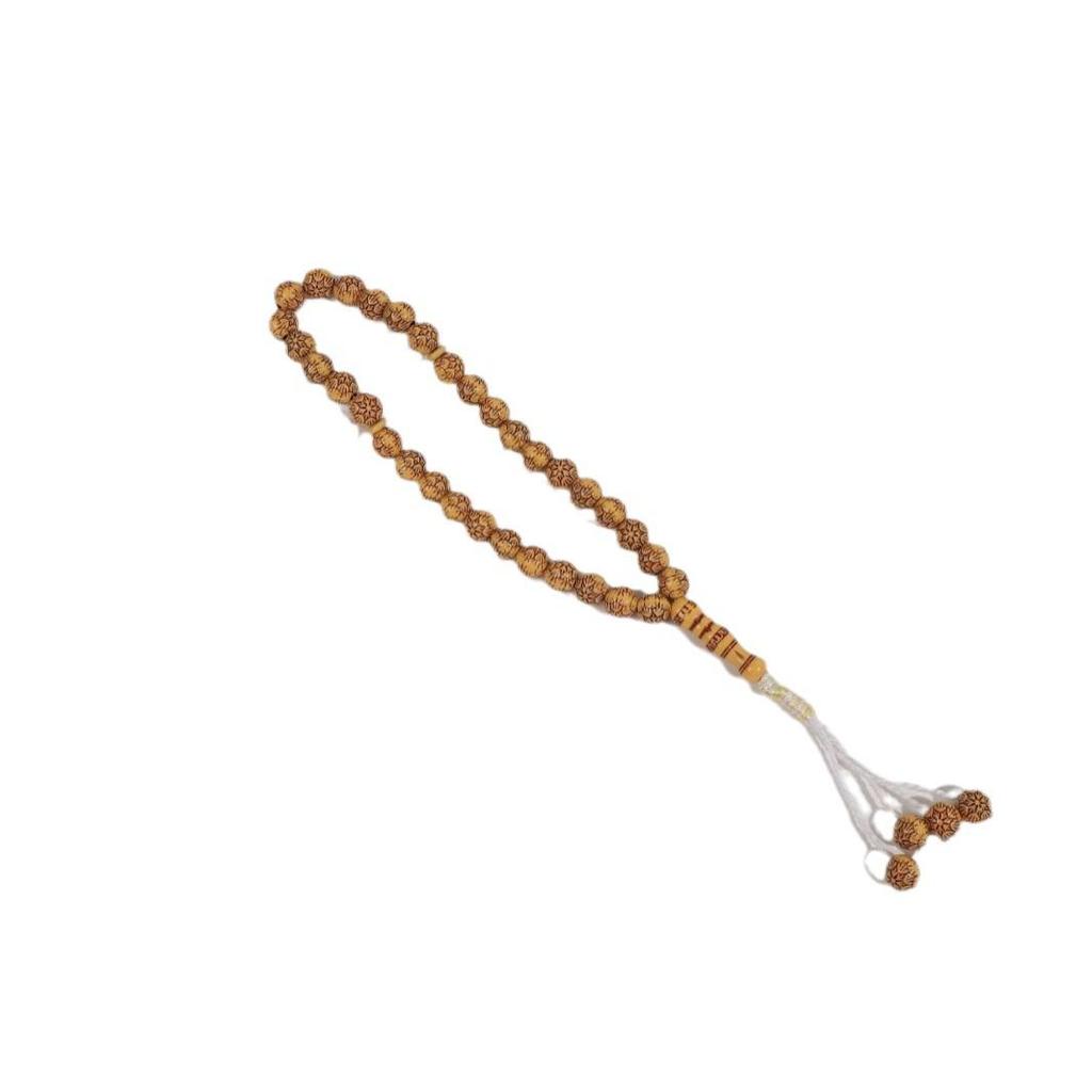Imitation Wood 33-Bead Handheld Muslim Prayer Rosary Bracelet