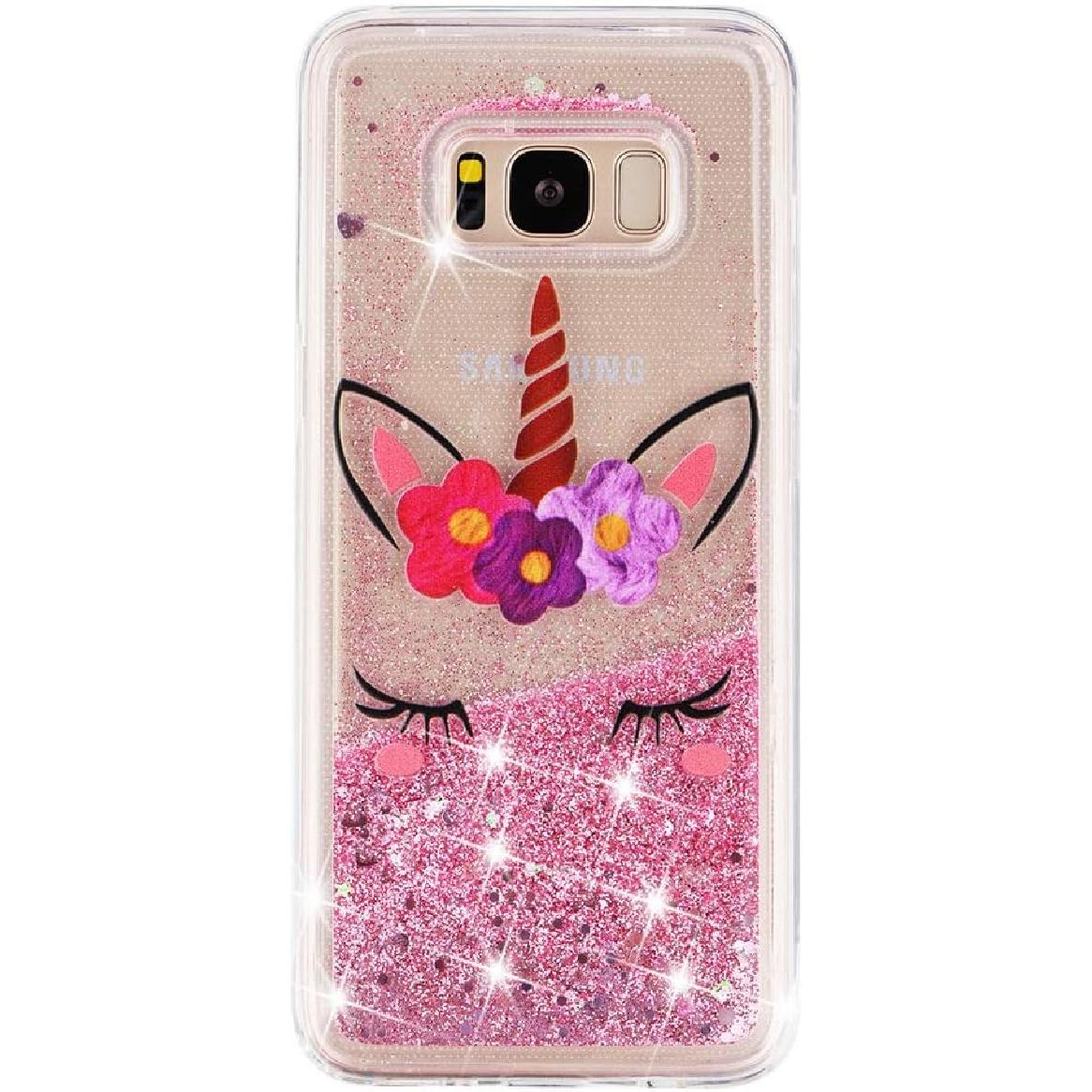 

Чехол для Samsung S8 для девочки с блестками, плавающий, с блестящими зыбучими песками, прозрачный, из мягкого ТПУ силикона, противоударный защитный бампер, тонкая крышка для Samsung