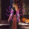 Scary Halloween Spider 2 In 1 LED Halloween Spider Costume for Cosplay, Plush Spider Backpack Costume With Purple Light