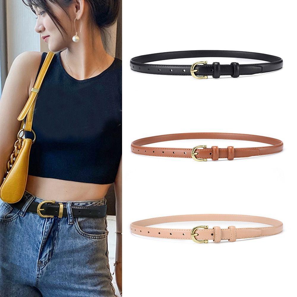 

Дизайнерские ремни с золотой пряжкой. Тонкий ремень западного дизайна. Винтажный поясной ремень для джинсов, брюк, платьев.