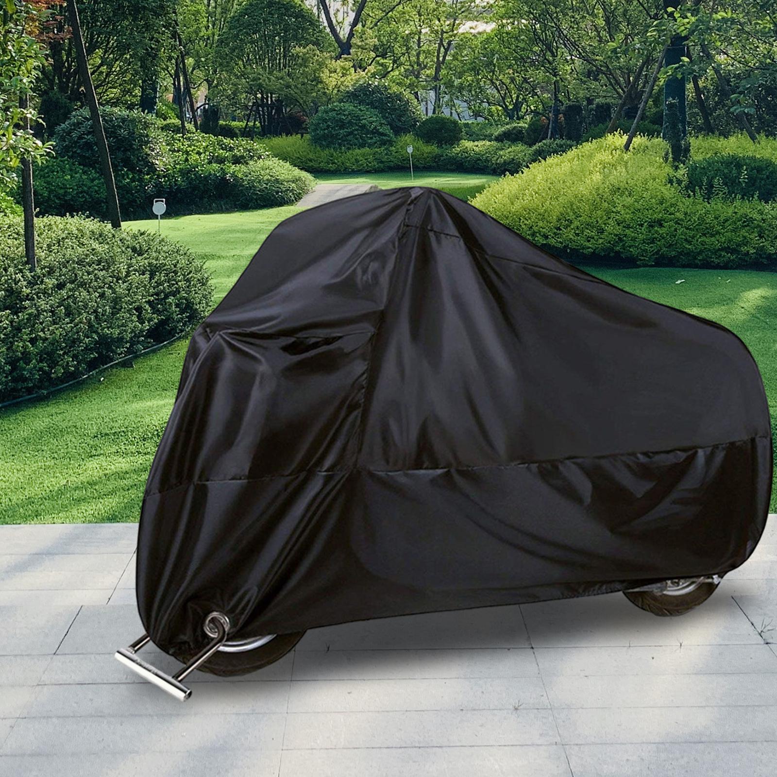 

Чехол для мотоцикла, легкий пылезащитный чехол для использования в помещении и на открытом воздухе, чехол для внедорожных мотоциклов, готовый к путешествиям S чёрный