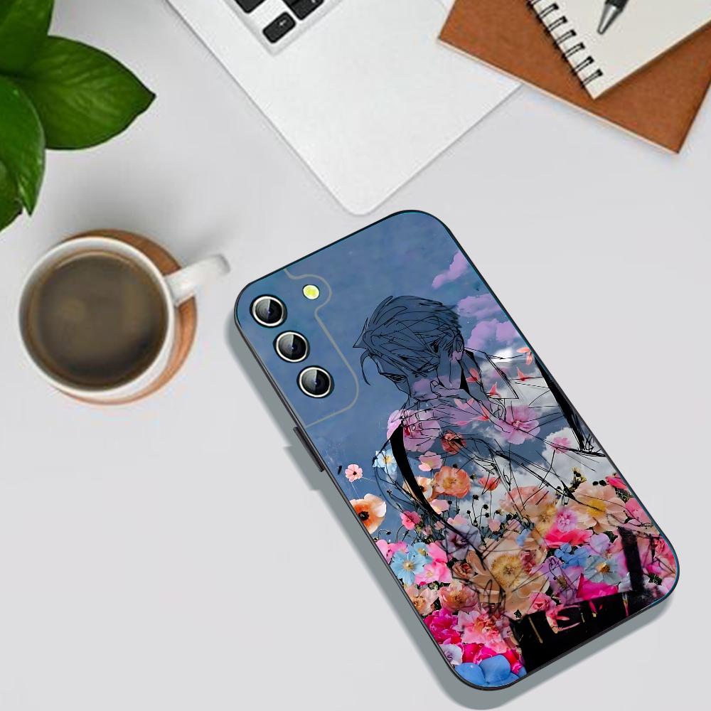 Kento T-Nanami J-Jujutsu K-Kaisen Phone Case For Samsung S24, S25 22,30,Note20,Ultra,Lite,Ultra5G,Plus,FE Black Cover
