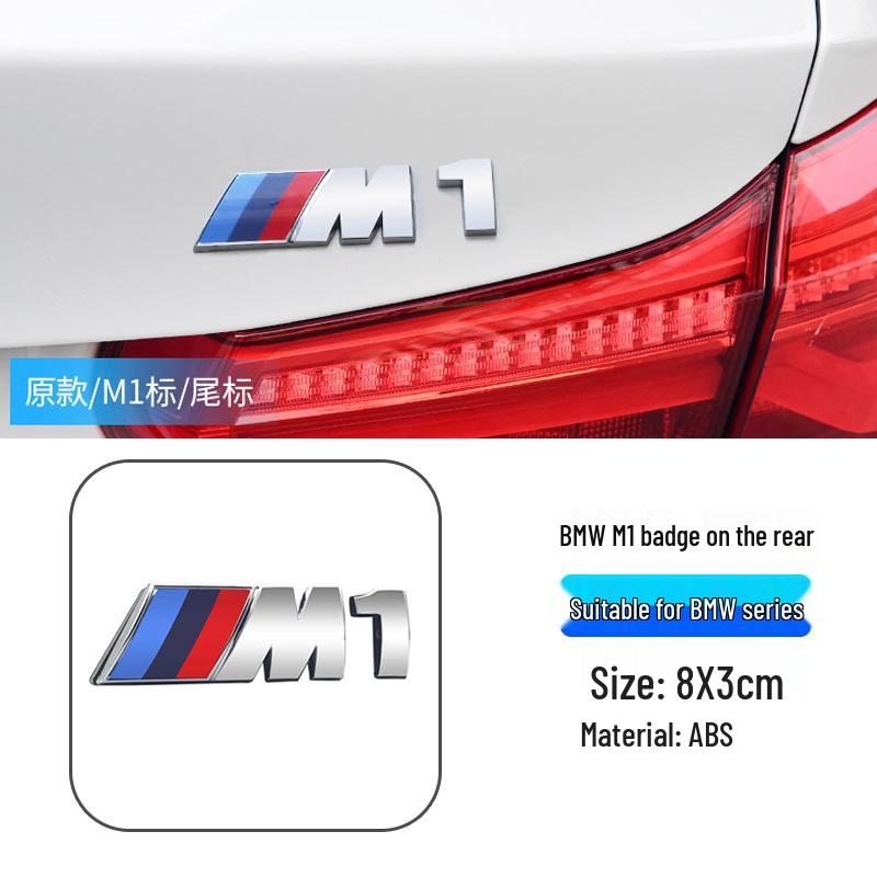 

Черная наклейка на автомобиль с логотипом M для BMW 3, 5 Серии, M2, M3, M4, M5, M6: Задняя часть, Решетка радиатора и Боковая часть