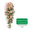 Silk Rose Wall Hanging Vines for Wedding and Home Decoration