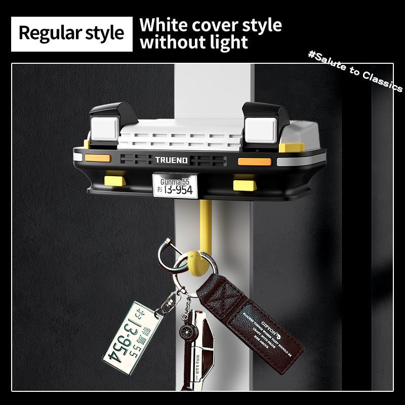 AE86 Pop-Up Headlight Key Hook: Decorative Wall Hanger & Creative Toy Car Model