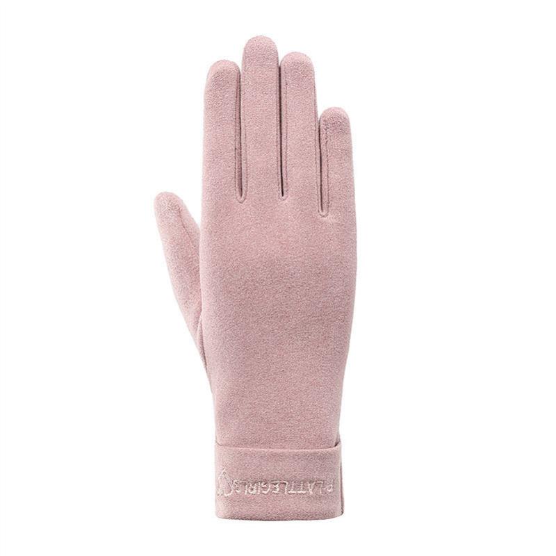 Ladies' Autumn And Winter  Fashionable And Versatile Touchscreen Gloves