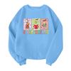 Children's Fashionable Lightweight Long-sleeved Round Neck Pullover With Pockets Printed Pullover
