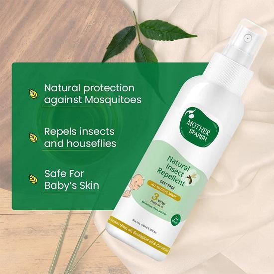 Mother Sparsh Natural Insect Repellent for Babies 100ml