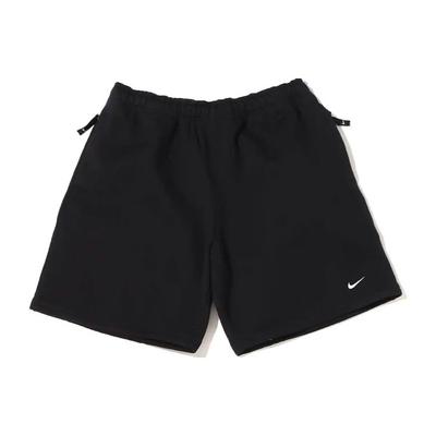 Solid Color Logo Straight Loose Casual Shorts Asia Sizing 'Black' Men's DV3056-010