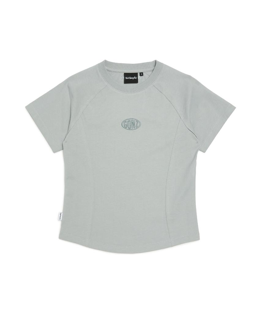 MARK GONZALES Women'S Gonz Vintage Slim Short Sleeve T-Shirt - Ash Grey