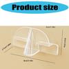 Pack Of 6 Sturdy Clear Wall Mounted Glasses Holders Self Adhesive Storage Rack For Doors Entrances And Living Rooms