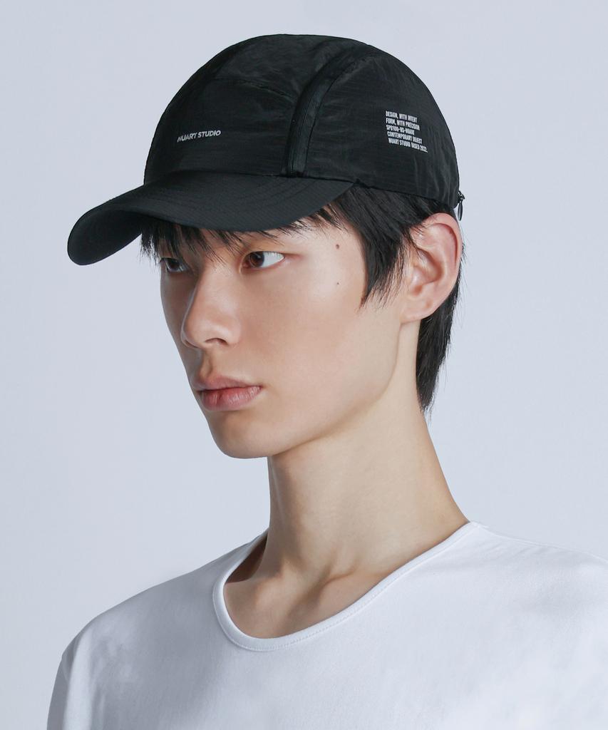 Nuateuseutyudio Wind Vent Zipper Running Ball Cap_3Colors