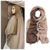 Long Hijab Scarf Bandana Wraps Shawl Luxury Headscarf  Beach