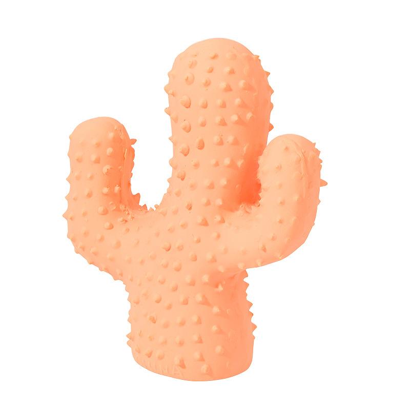 Latex Toy Cactus for Teething and Chewing Dog Toys Latex Vocalizing Cactus Dog Toy