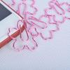 Red Heart & Cherry Blossom Cartoon Paperclips, 12-Pack