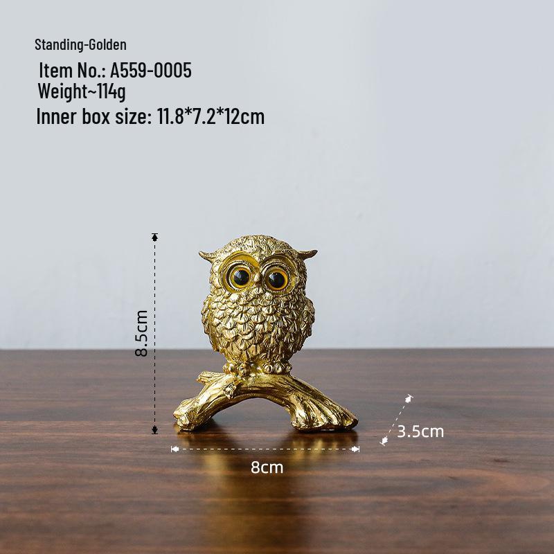 

American Owl Resin Crafts: Creative Home & Garden Decor Ornaments