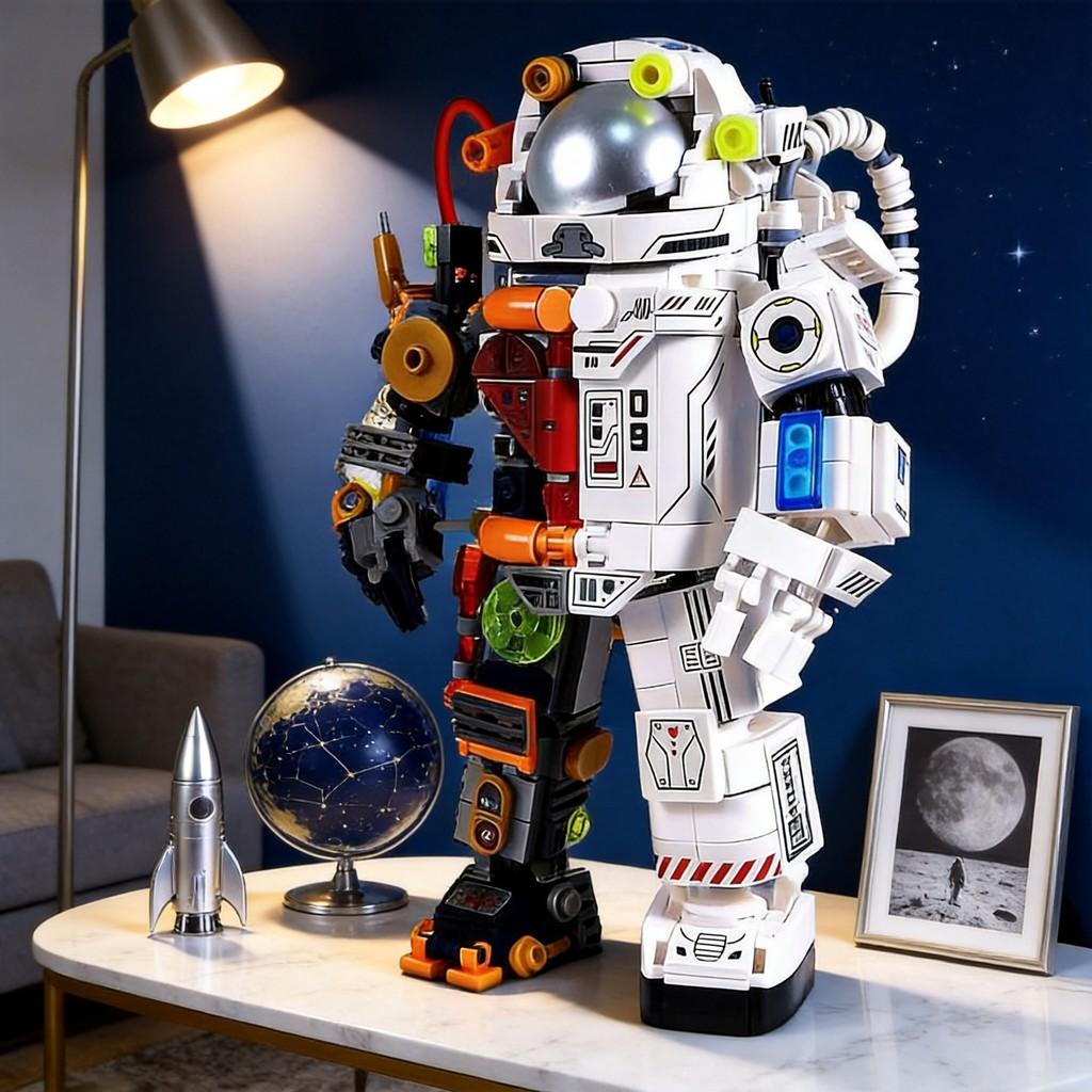 Space Astronaut Building Blocks Set For Kids Creativity And Education