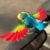 Flying bird, motorcycle car creative ornament wind plug-in car decoration simulation bird feng shui ornament