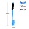 Silicone Double-Sided Bath Massage Brush with Long Handle