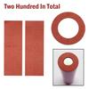 200pcs of Battery Insulation Insulation Ring Adhesive Cardboard Paper For-18650 Battery Insulation Gasket Welding Tool