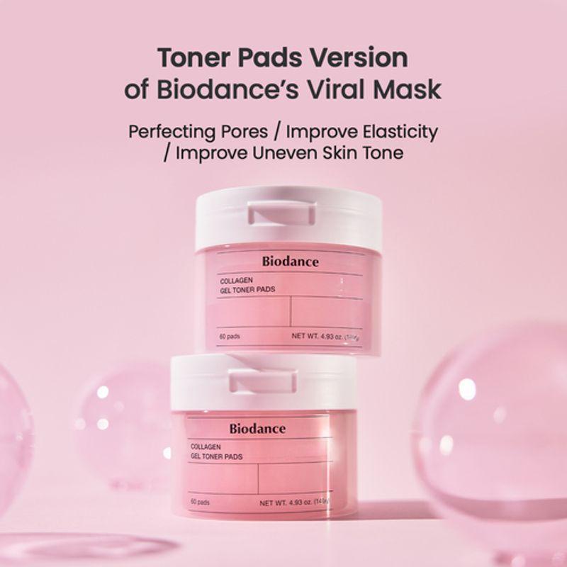 Biodance Kollagen-Gel-Toner-Pads (60 Blöcke)