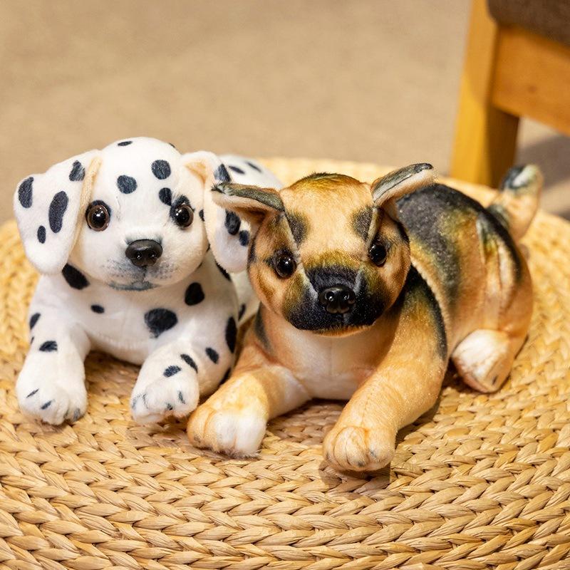 Niedlicher Simulationswelpe Dalmatinerpuppe Plüschtier Husky Shar Pei Hundepuppe Kinderspielpuppe