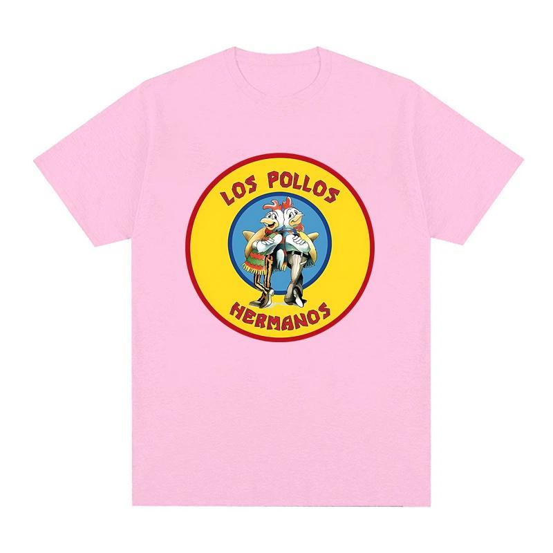 Los Pollos HerUnisexos Graphic Tshirt for Women Summer Casual Fashion Loose Streetwear Tops Crew Neck Short Sleeve Tshirts