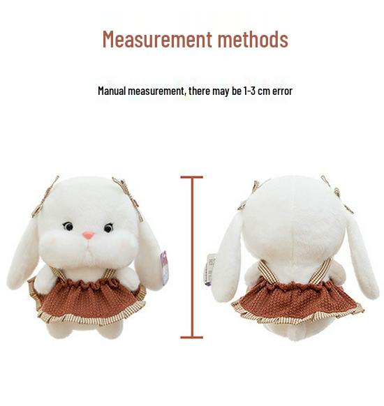 Entzückendes Cartoon-Kaninchen-Plüschtier - Niedliche Baby-Schmusepuppe & Geburtstagsgeschenk