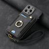Google Pixel 9A Leather Case with Card Holder & Lanyard