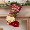 Hanging Christmas Stocking Santa Gift Bag Candy Bag Christmas Gift Sock  Christmas Decor