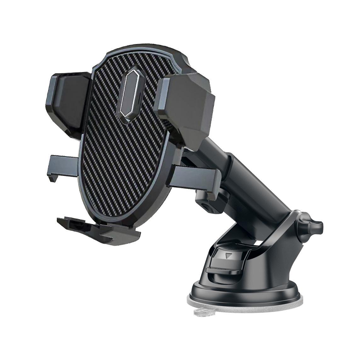 

Dashboard & Windshield Suction Cup Car Phone Mount with Automatic Lock чёрный
