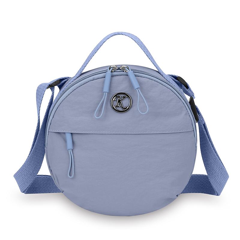Small Round Bag Women's Mobile Phone Bag Shoulder Bag Nylon Crossbody Bag