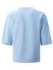 Spring/Summer Men's Solid Color V-neck Jacquard Casual Outdoor Short-sleeve T-shirt