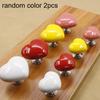 2/3pcs Heart-Shaped Toilet Flush Buttons with Nail Protectors - Easy Push Tank Switch, Bathroom Accessories, home decoration