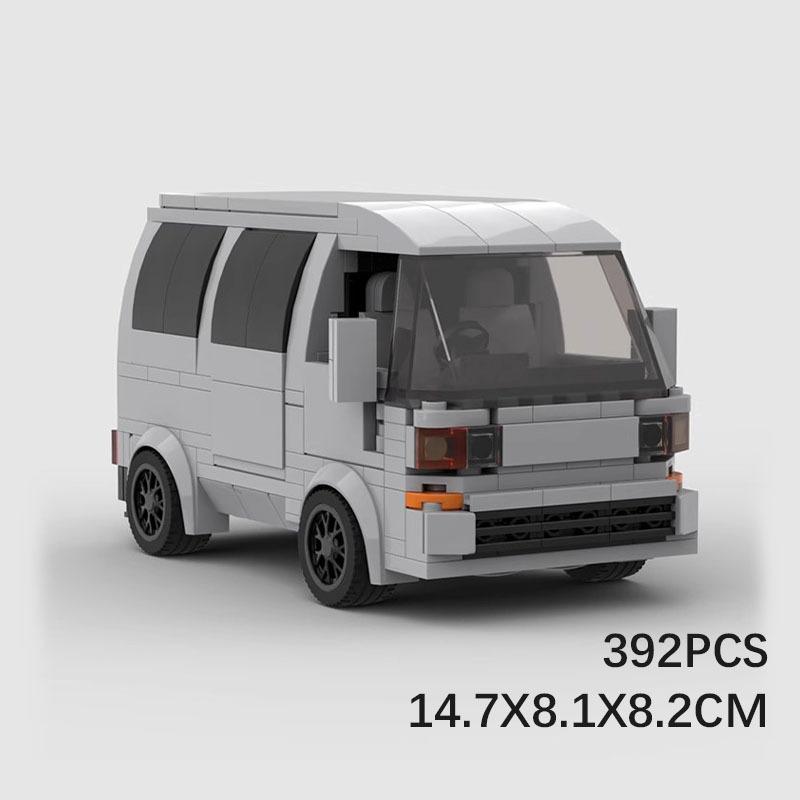 M-115241 Building Block Compatible Honda Van 8 Grid Car Acty Street Assembly Speed