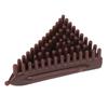 Silicone Meridian Massage Brush Triangle Dredge Collaterals Breast Slimming Brush Brown
