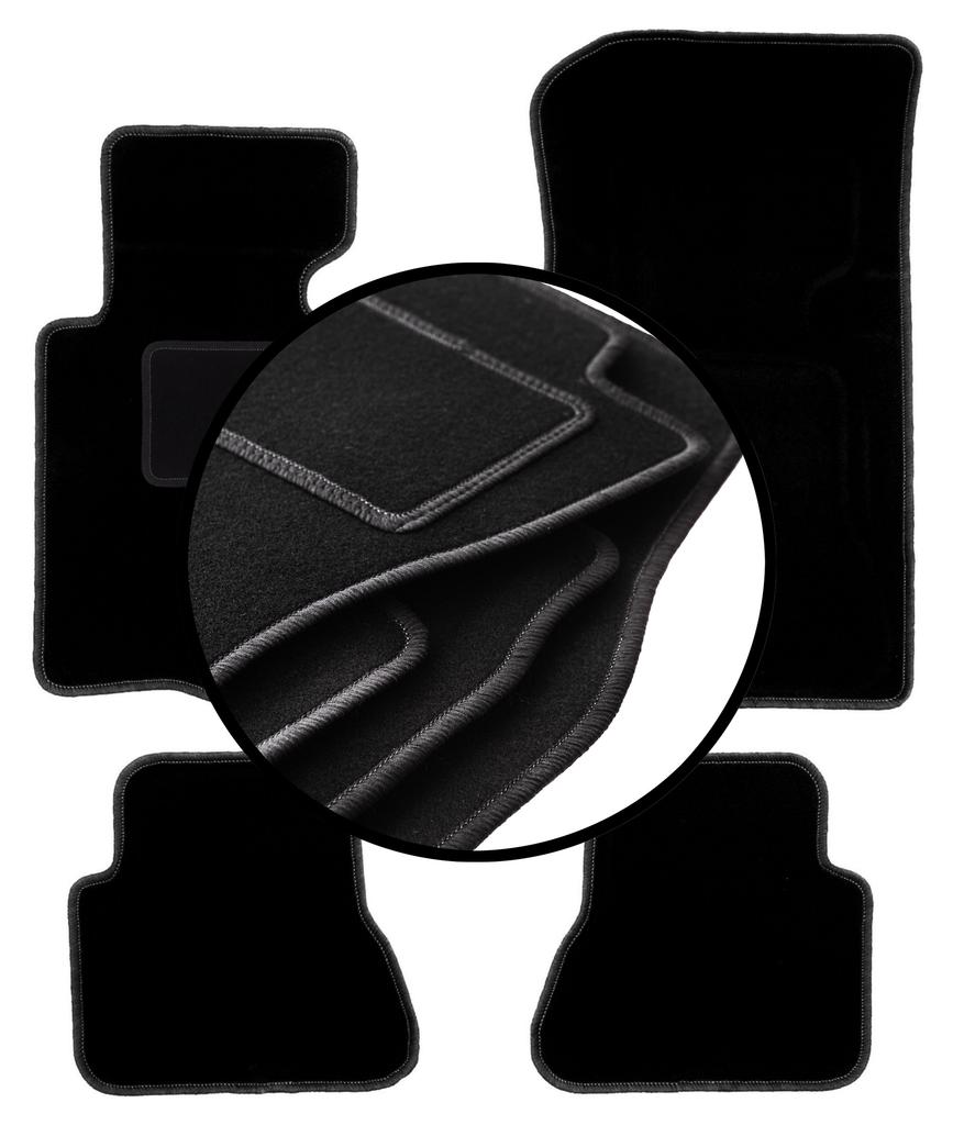 Set of Velour Floor Mats For: BMW 3 E46 Convertible (2000-2007)