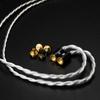Effect Audio X HiFiGo GRIFFIN Earphone Copper IEM Cable with Replaceable ConX Connectors Cable, 4-Wire High-Purity Silver-Plated (2.5mm)