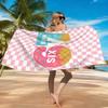 Sechs Sieben 67 Freundschaft Lustiges Strandtuch Schnelltrocknend Super Saugfähig Geeignet für Strandurlaub Pool Fitnessstudio Geschenk für Freunde