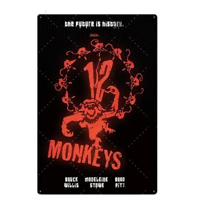Vintage Metal Tin Signs Classic Movie Wall Decor Art Posters for Man Cave Home Cafe Garden Club Bar Iron Painting Decoration