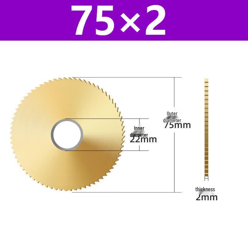 

High-Speed Steel Cobalt-Titanium Milling Saw Blade