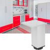 4Pcs Set Square‑Shaped Aluminum Alloy Adjustable Furniture Cabinet Table Sofa Legs Support(Square Furniture Leg