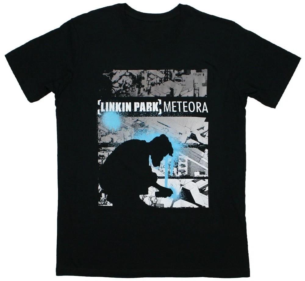 RARE! Linkin Park Meteora Album 2003 Black Unisex T-shirt Size S-5XL HOT NEW Unisex T-Shirt M
