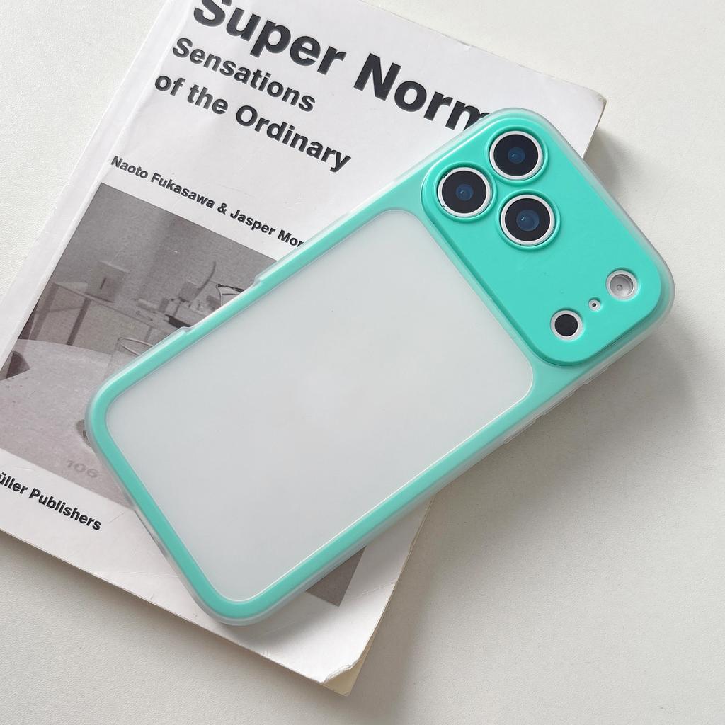 Dual-color Two-in-one for Skin Sensation Case For iPhone 17 Air 16 Pro Max Plus 15 14 13 Matte Soft Bumper Shockproof Cover