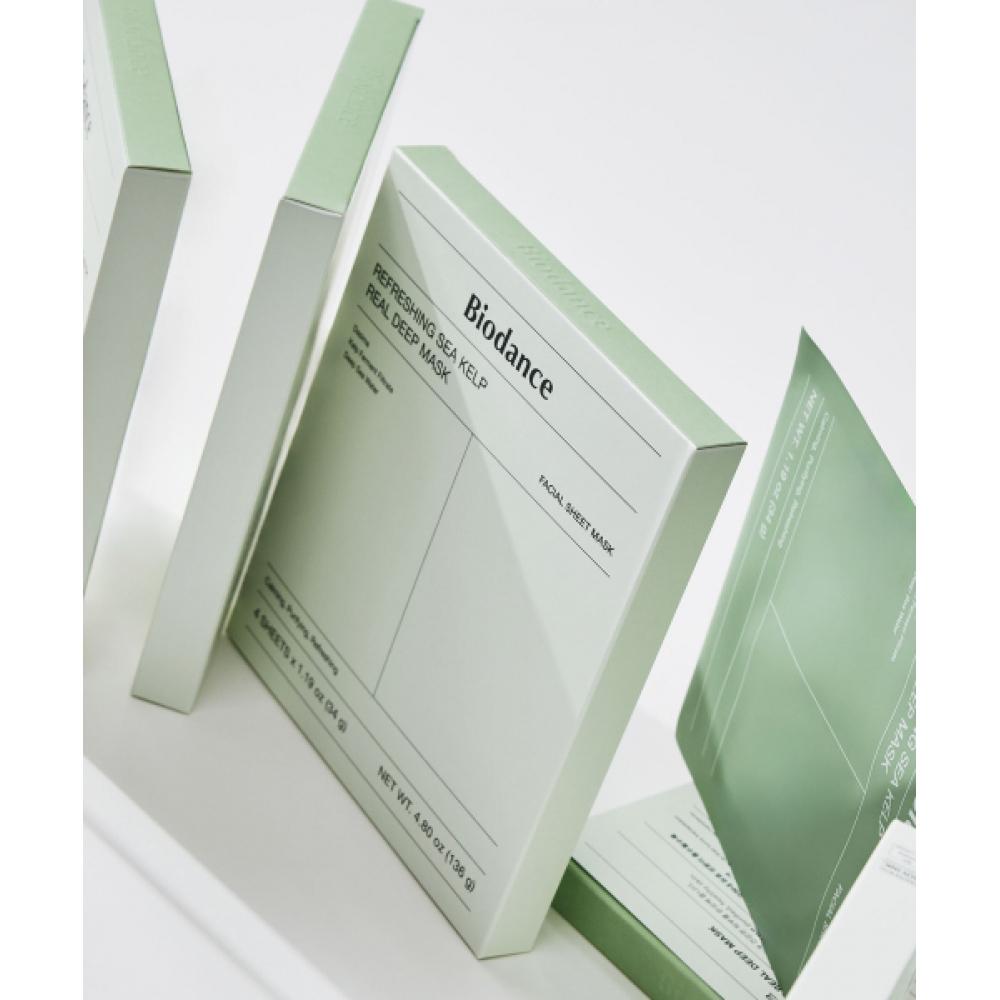 Biodance Refreshing Sea Kelp Real Deep Mask 8 Sheets Sea Kelp Mask (8 sheets)