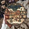 Enchanted Snowy Night Christmas Vintage Aluminum Sign X Inch Metal Wall Decor for IndoorOutdoor Perfect for Home Restaura