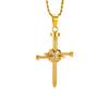 Fashion Cross Collarbone Chain Diamond Pendant Men's and Women's Personality Temperament Trend Necklace Pendant