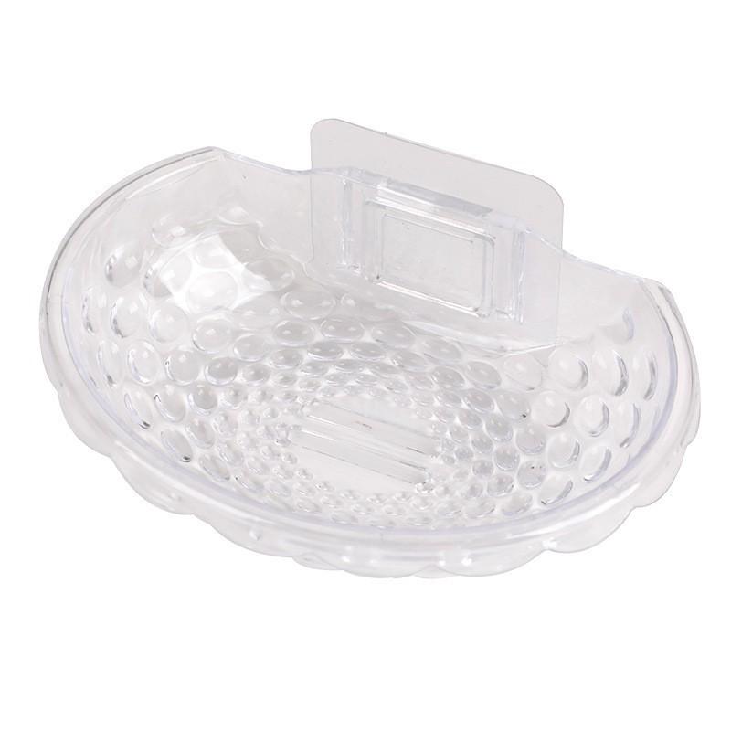 Suction Cup Wall-Mounted Soap Rack: Punch-Free, Creative Drain Design, No Water Accumulation, Home Storage Solution