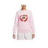 Nike Women's Long-Sleeve Sports Sweatshirt Autumn Pink