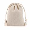 50 Piece Linen Jute Drawstring Gift Bags, Small Muslin Bags, Reusable Fabric Favor Pouches, Wedding Party Gifts, Holiday Supplies